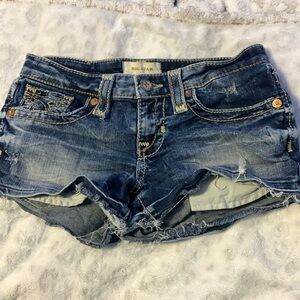 Size 26 Big Star Blue jean shorts
